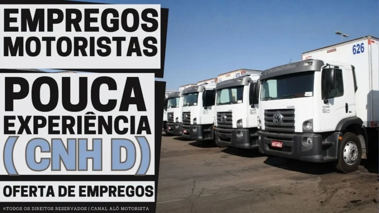 JC Distribuição Abre Vagas Urgentes para Motoristas CNH C/D em Goiás e Brasília com Salário de até R$ 3.500 e Benefícios Completos