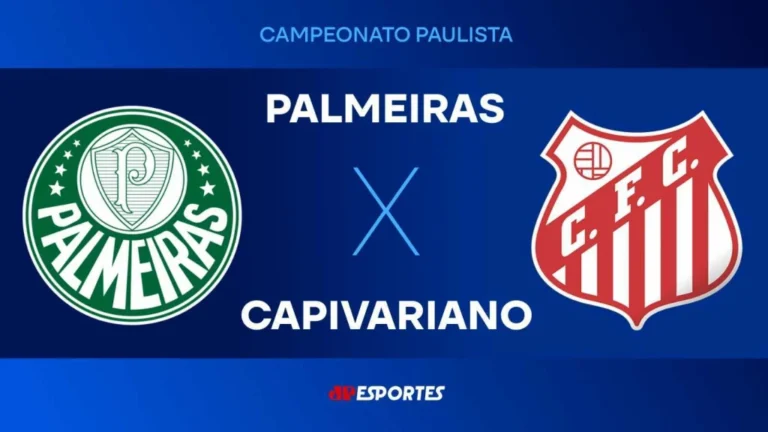 Palmeiras x Capivariano: Onde Assistir ao Vivo às Quartas de Final do Paulistão com Transmissão da Jovem Pan