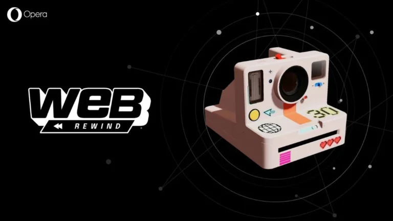 Opera Lança ‘Máquina do Tempo da Internet’ Web Rewind: Celebre 30 Anos da Web e Concorra a Viagem Exclusiva ao CERN na Suíça