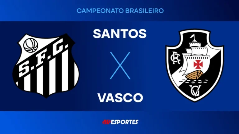 Santos x Vasco: Onde Assistir ao Vivo, Horário e Transmissão de Confronto Direto Contra o Rebaixamento no Brasileirão