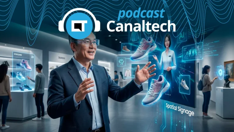 Samsung Lança no Brasil Tela 3D Sem Óculos: Como o Spatial Signage da Gigante Coreana Vai Transformar Vitrines e Experiências em Lojas Físicas