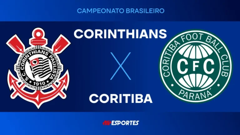 Corinthians x Coritiba: Onde Assistir ao Vivo, Horário e Detalhes da Transmissão Pelo Brasileirão