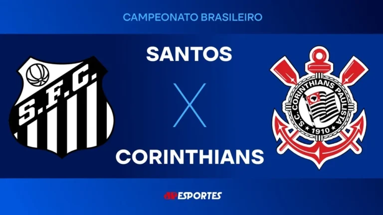Onde Assistir Santos x Corinthians ao Vivo: Horário, Transmissão na TV, Rádio e YouTube pelo Brasileirão 2024