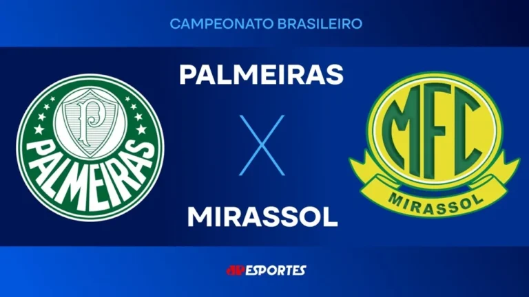 Palmeiras x Mirassol pelo Brasileirão: Saiba Onde Assistir ao Vivo, Horário e Transmissão da Partida Crucial