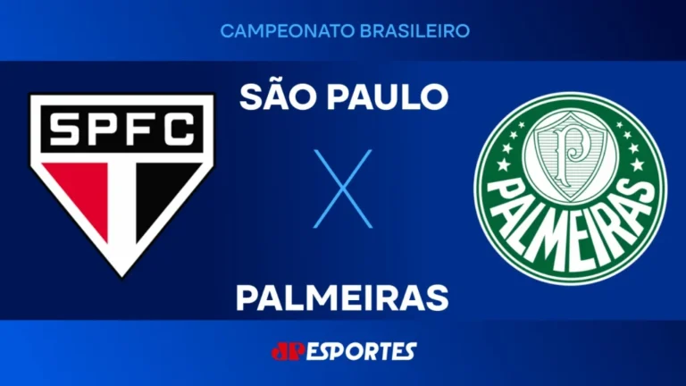 São Paulo x Palmeiras: Jovem Pan Transmite Choque-Rei do Brasileirão ao Vivo com Equipe Estrelada