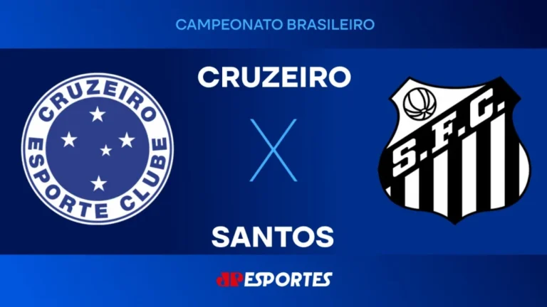 Cruzeiro x Santos no Campeonato Brasileiro: Jovem Pan transmite ao vivo o confronto decisivo da 8ª rodada