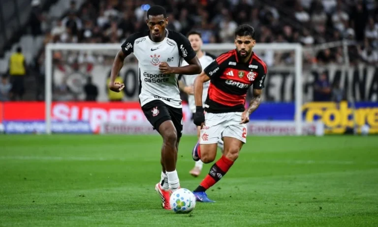 Corinthians desperdiça vantagem numérica e empata com Flamengo em 1 a 1: Série sem vitórias se estende no Brasileirão 2026
