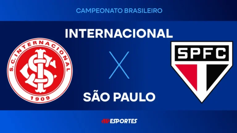 Internacional x São Paulo: Jovem Pan Transmite Duelo Crucial do Brasileirão ao Vivo; Saiba Onde Assistir