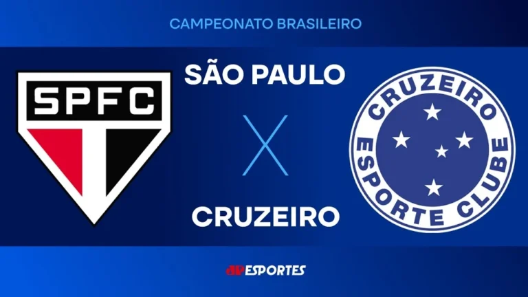 São Paulo x Cruzeiro: Onde assistir ao vivo à transmissão da Jovem Pan e a situação do Tricolor sob pressão no Brasileirão