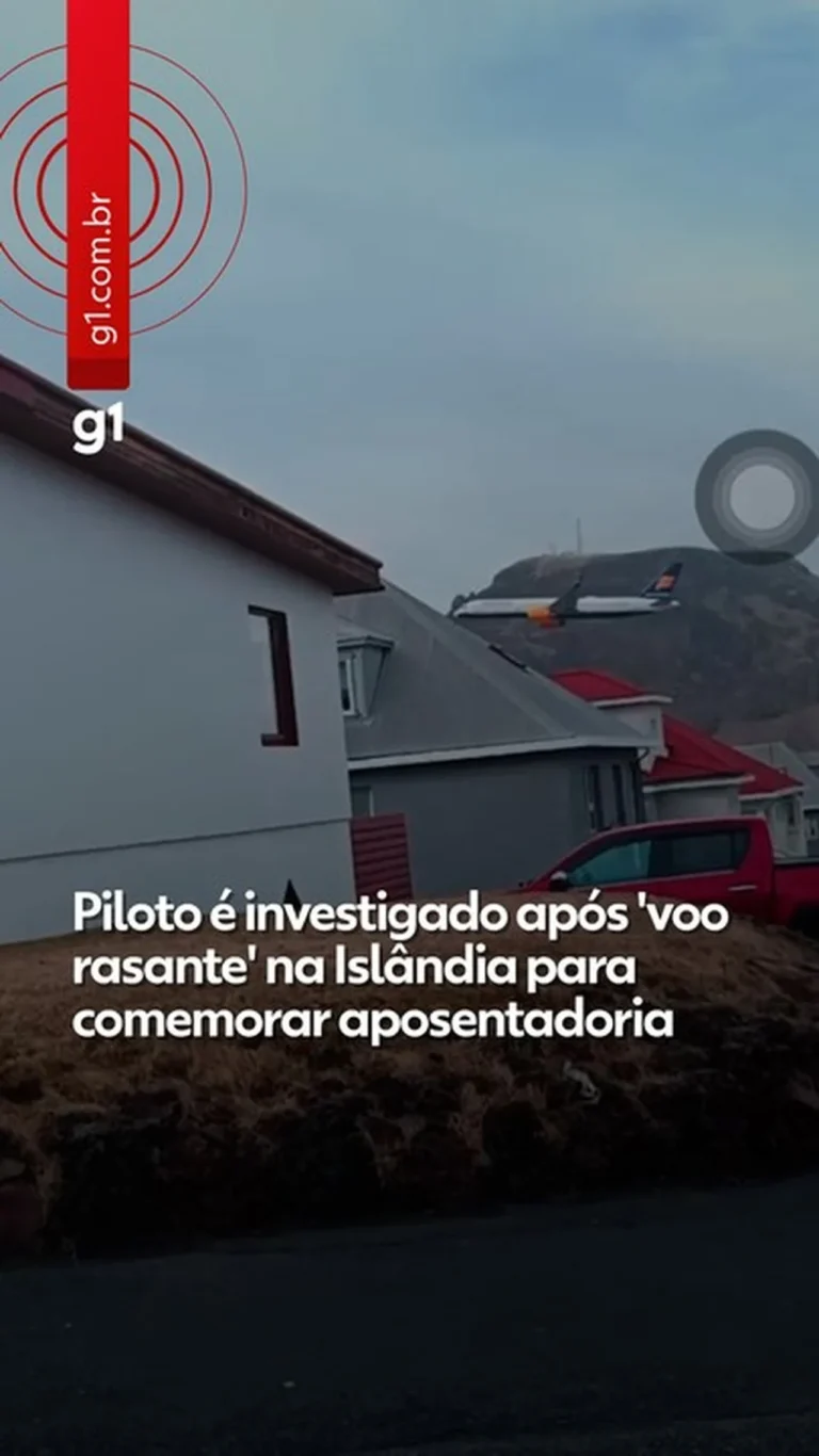 Piloto da Icelandair é investigado por voo rasante sobre cidade natal em despedida de carreira