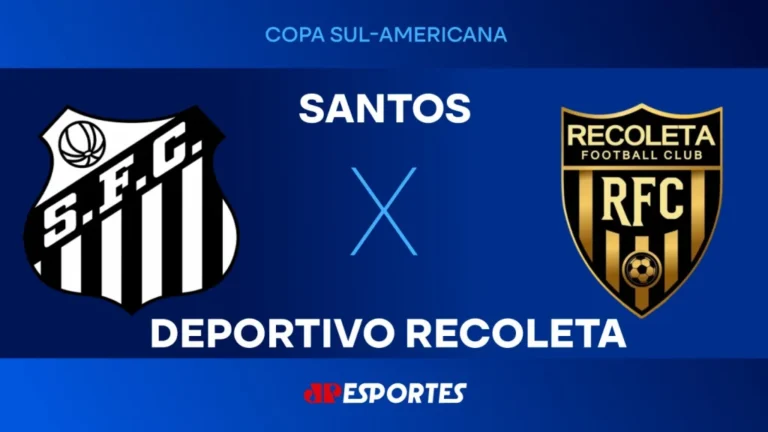 Santos x Deportivo Recoleta: Onde assistir à transmissão ao vivo da Jovem Pan pela Copa Sul-Americana 2026