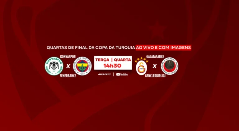 Jovem Pan Transmite Exclusivamente Fases Decisivas da Copa da Turquia com Estrelas Brasileiras como Fred, Talisca e Gabriel Sara ao Vivo na TV e YouTube