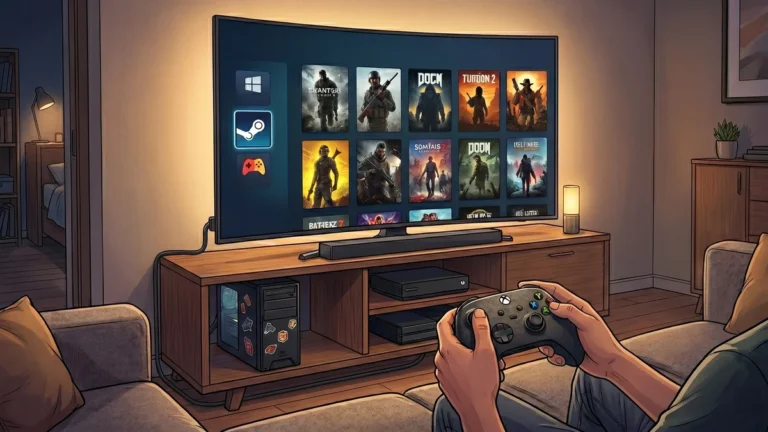 Guia Definitivo: Transforme Seu PC em um Console de Sala para Jogar na TV e Otimize a Experiência Gamer Sem Gastar uma Fortuna