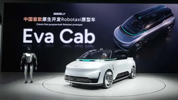 Geely Lança Robotáxi Eva Cab Que Decide 3x Mais Rápido Que Humanos e Desafia Tesla Pela Liderança Global da Condução Autônoma