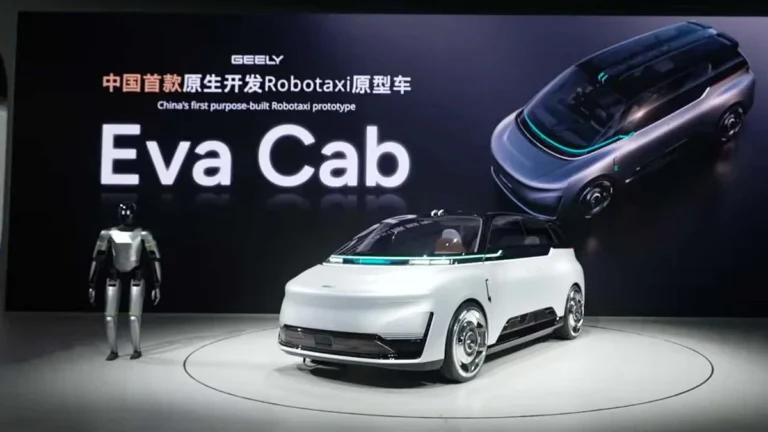 Geely Lança Robotáxi Eva Cab Que Decide 3x Mais Rápido Que Humanos e Desafia Tesla Pela Liderança Global da Condução Autônoma