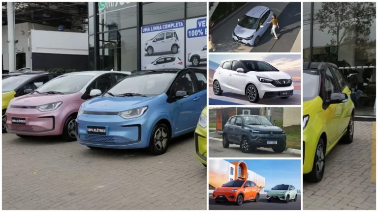 Os 5 Carros Elétricos Mais Baratos do Brasil em Maio de 2026: Preços e Detalhes para Sua Escolha