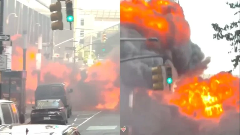 Carro da MTA explode em bola de fogo perto do Touro de Wall Street e assusta Nova York; veja vídeo