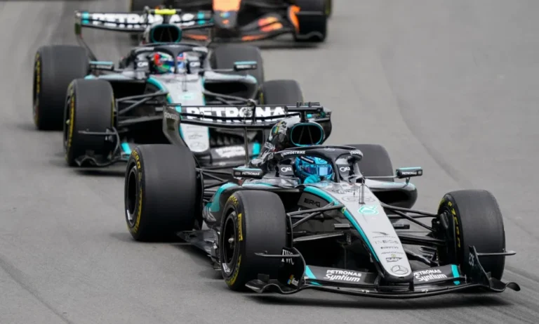 George Russell Vence Sprint do GP do Canadá em Montreal Após Intensa Colisão com Kimi Antonelli da Mercedes