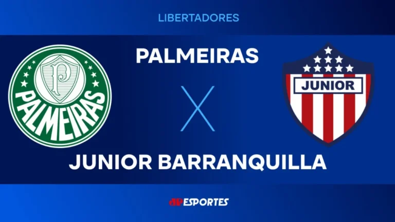 Palmeiras x Junior Barranquilla ao vivo: Jovem Pan transmite jogo da Libertadores nesta quinta (28)