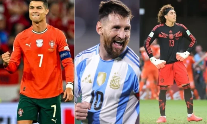 Longevidade Recorde na Copa do Mundo: Cristiano Ronaldo, Lionel Messi e Guillermo Ochoa Farão História com Seis Participações em 2026