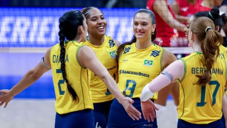Seleção Feminina de Vôlei do Brasil Supera Início Instável, Vence República Dominicana por 3 a 1 e Mantém 100% de Aproveitamento na Liga das Nações 2024 em Brasília
