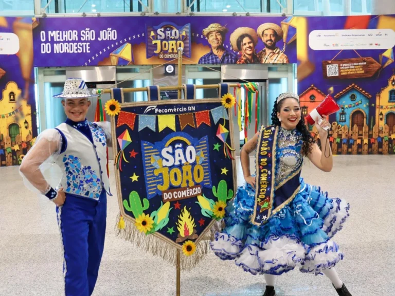 Natal celebra São João no Aeroporto: 30 mil turistas recepcionados com forró e cultura potiguar