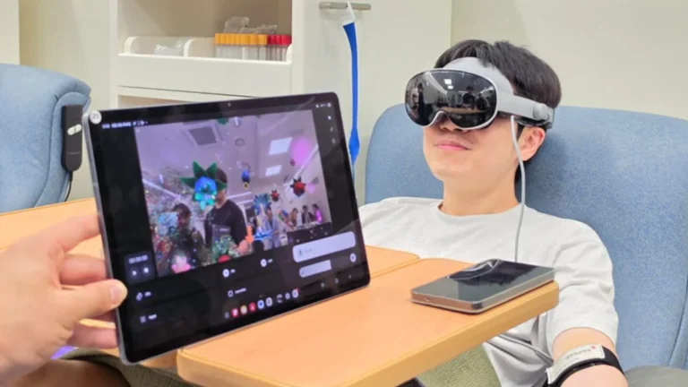 Samsung Revoluciona Doação de Sangue na Coreia com Galaxy XR: Voluntários Mergulham em Experiência Zen e Relaxante