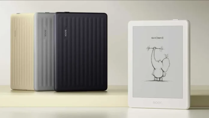 Kindle ganha rival: Boox Go 6 Gen II é e-reader compacto com caneta e Android para escrever e instalar apps