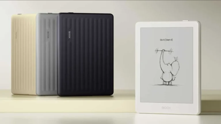 Kindle ganha rival: Boox Go 6 Gen II é e-reader compacto com caneta e Android para escrever e instalar apps