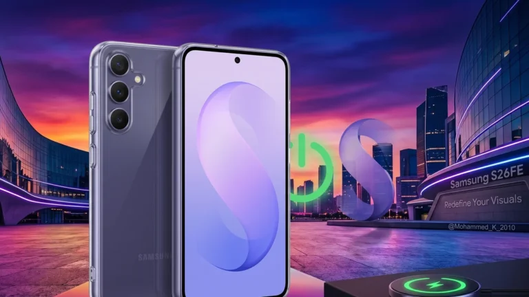 Galaxy S26 FE: Vazamento Exibe Papel de Parede Oficial e Confirma Design com ‘S’ Minimalista; Lançamento em Setembro se Aproxima