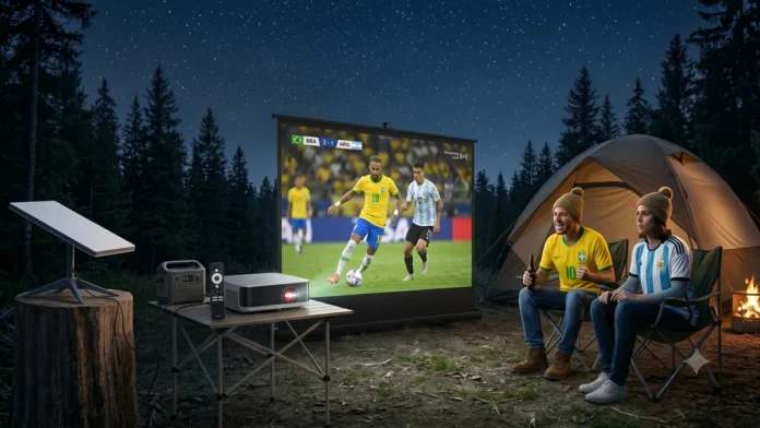 Magalu Lança Kit Starlink Mini e Projetor Epson para Ver a Copa do Mundo 2026 em Qualquer Lugar, Mesmo Sem Sinal de TV ou Fibra