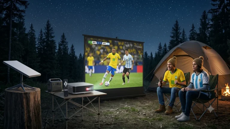 Magalu Lança Kit Starlink Mini e Projetor Epson para Ver a Copa do Mundo 2026 em Qualquer Lugar, Mesmo Sem Sinal de TV ou Fibra