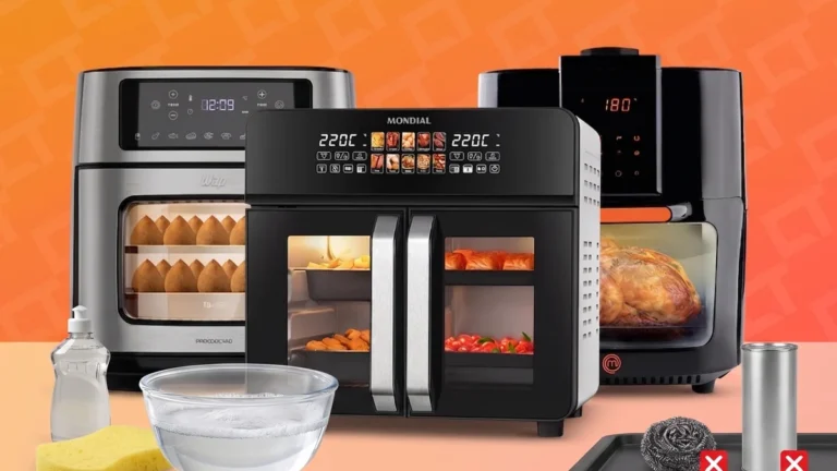 Airfryer: 10 Erros Fatais na Limpeza que Destroem o Antiaderente e Fazem Você Gastar Dinheiro à Toa