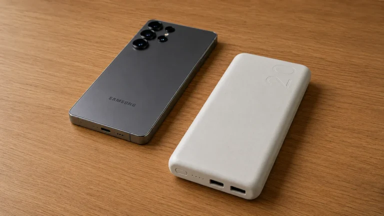 Oferta relâmpago: Power bank Samsung 45W de 20.000mAh despenca para menos de R$ 197 com cupom e frete grátis