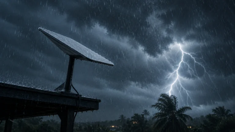Starlink Aguenta Chuva Forte? Usuários Revelam o Desempenho Real da Internet Via Satélite em Tempestades Severas