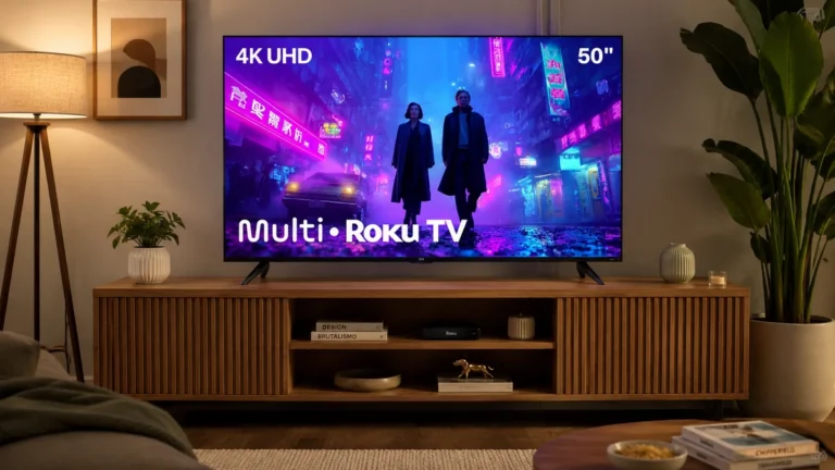 Preço chocante: Smart TV 4K de 50″ Multi Roku TV por apenas R$ 1.550 na Amazon é a oferta do ano!