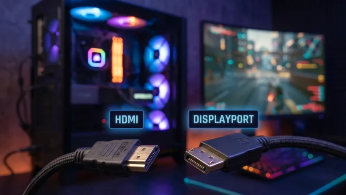 HDMI ou DisplayPort? Escolha o Cabo Ideal para Elevar a Experiência do seu PC Gamer em 4K, 144Hz e VRR sem Falhas