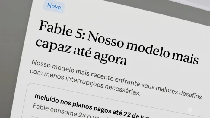 Fim da instabilidade? Claude Fable 5 da Anthropic ganha novas regras de uso e limites a partir de hoje; entenda o que muda para assinantes