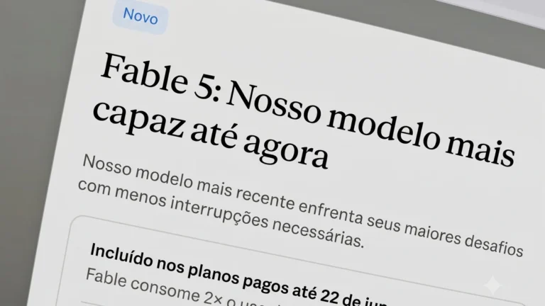Fim da instabilidade? Claude Fable 5 da Anthropic ganha novas regras de uso e limites a partir de hoje; entenda o que muda para assinantes