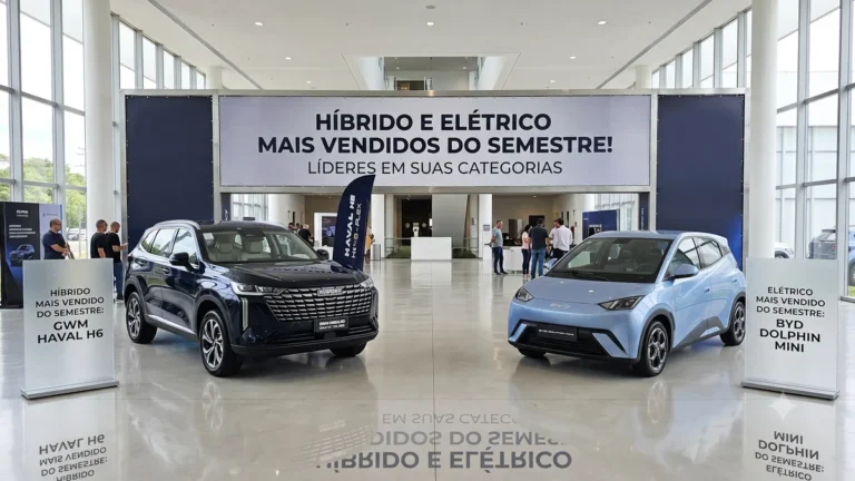 BYD Reafirma Liderança Massiva no Brasil com Dolphin Mini e Song Pro Dominando Vendas de Híbridos e Elétricos no 1º Semestre de 2026