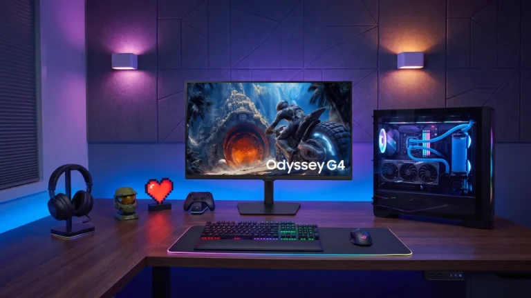 Samsung Odyssey G4: Monitor Gamer de 27 Polegadas com 300 Hz e 1ms Chega ao Brasil para Dominar Competições