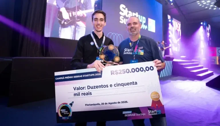 Startup Summit 2026: Quase R$ 400 Milhões em Investimentos e QualityStorm é Campeã Nacional do Prêmio Sebrae Startups