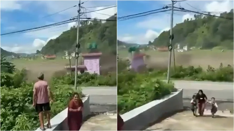 Família do Nepal escapa por pouco de avalanche devastadora que arrastou sua casa no Himalaia