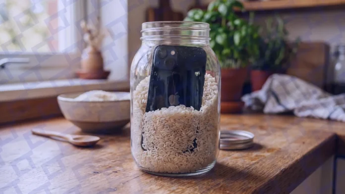 Celular caiu na água? Truque do arroz é o pior erro que você pode cometer