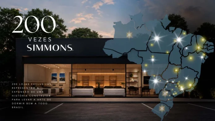 Simmons Expande Rede para 200 Lojas Exclusivas no Brasil, Impulsionando Vendas Premium