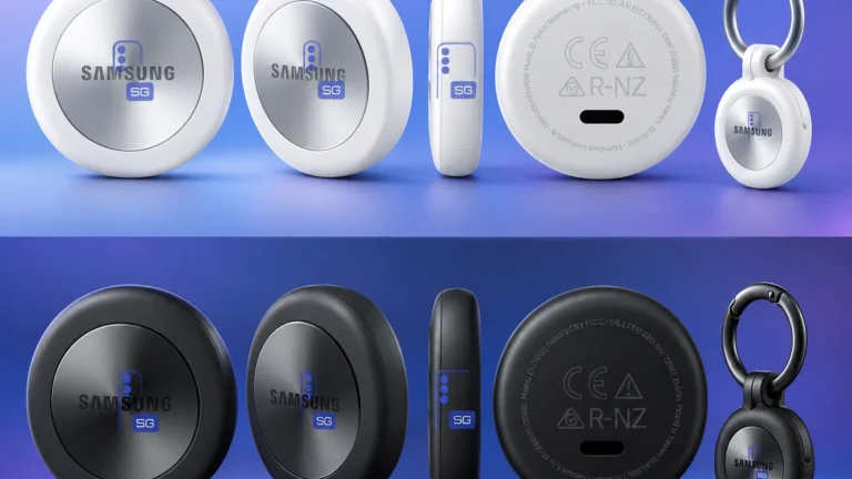 Galaxy SmartTag 3 da Samsung Vaza com Design de ‘Moeda Futurista’ e Sem Furo para Chaveiro